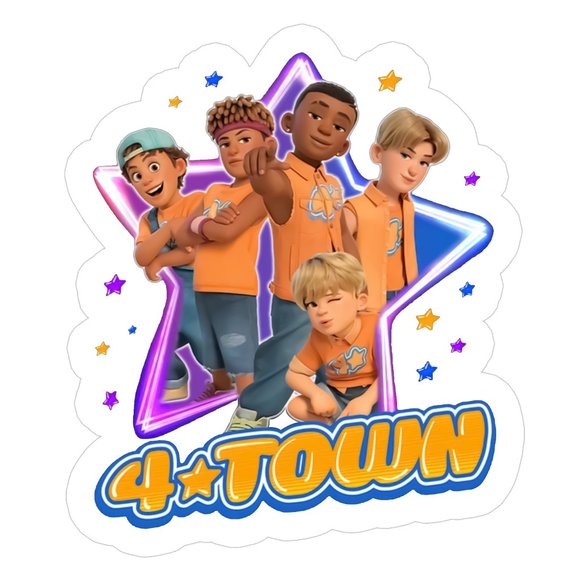 Sticker 4 Town, Cute Sticker, Funny Sticker - Picture 1 of 1